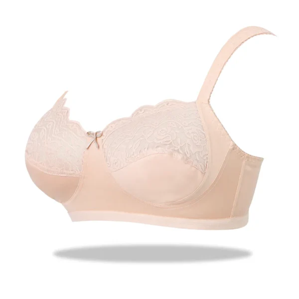 Skin Soft Mesh Double Layered Sag Lift Non Padded Minimizer Bra - Image 2