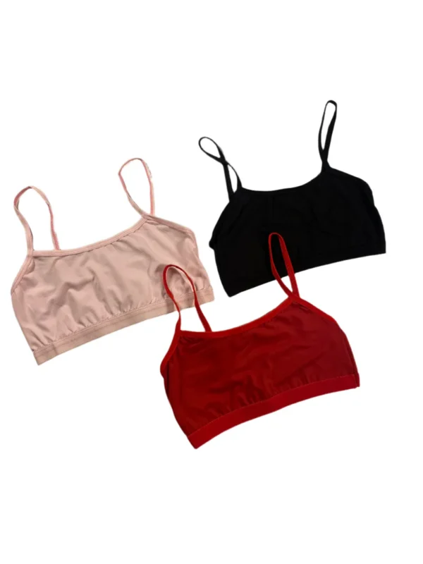 (Pack of 3) Boob Tube Bra for Girl