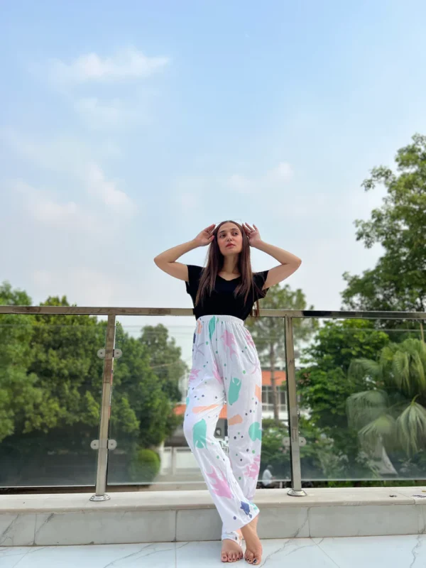 Luxe Cotton Trousers - Underwater - Image 3