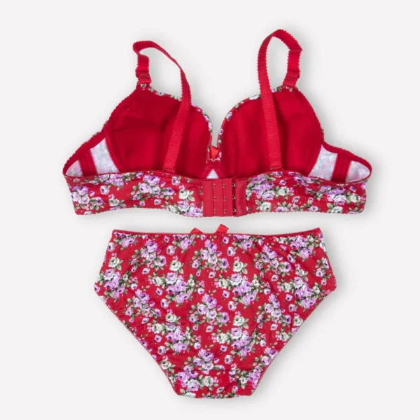 Black Floral Padded Set - Image 4