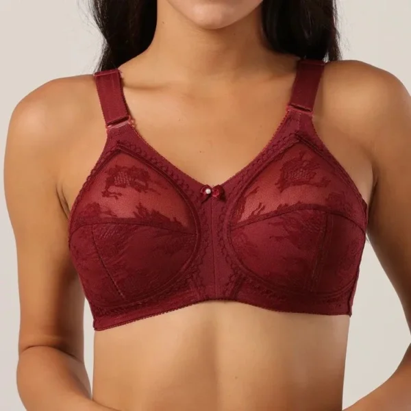 (Pack of 3) Doreen Bra - Cotton Full Coverage Non-Padded Wirefree Bra - Image 2