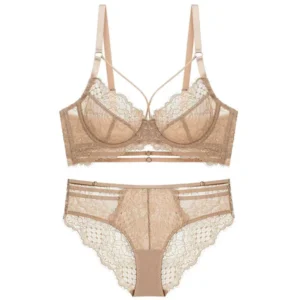 Brown Luscious Laced Bra and Panty Set